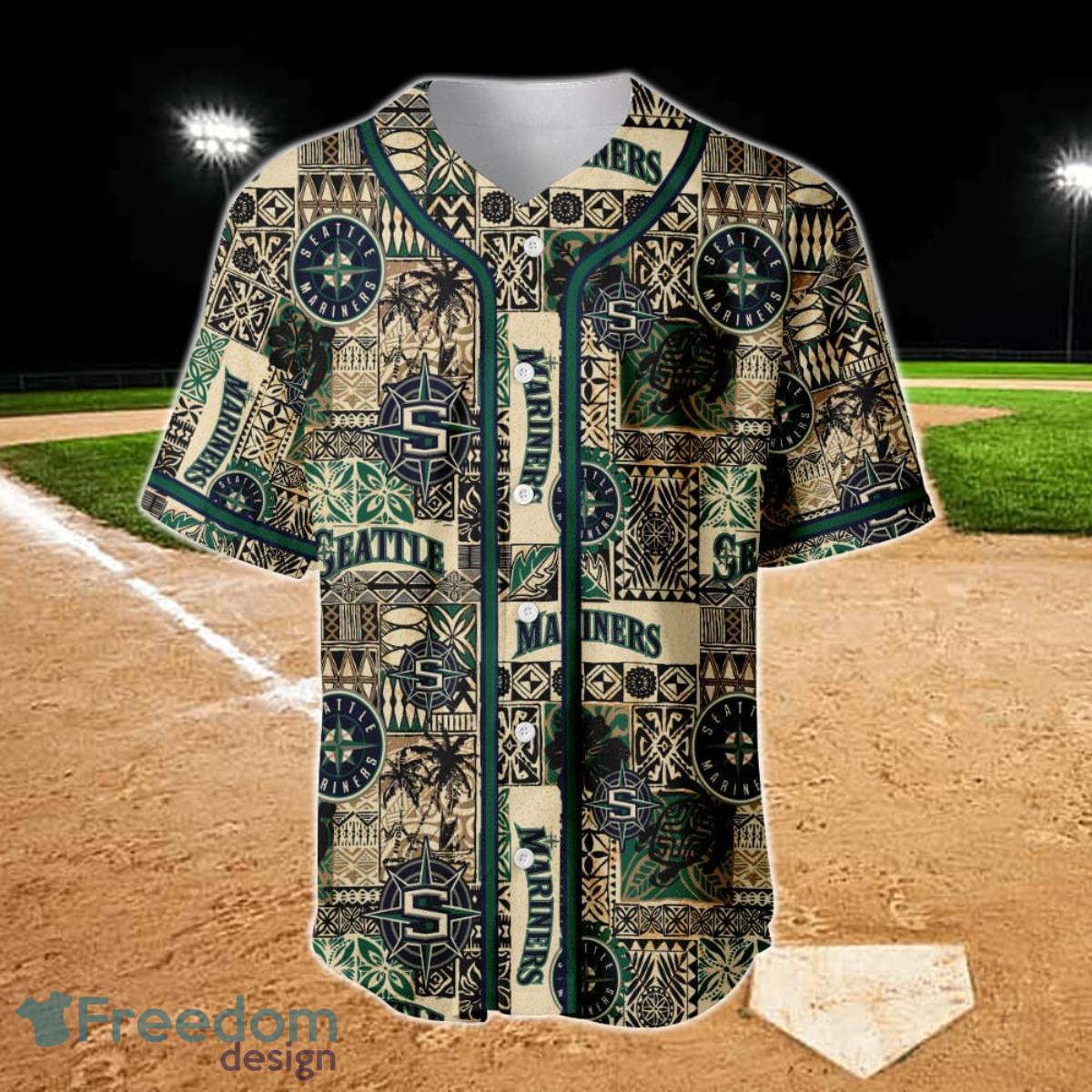 Seattle Mariners Major League Baseball AOP Baseball Jersey Product Photo 2