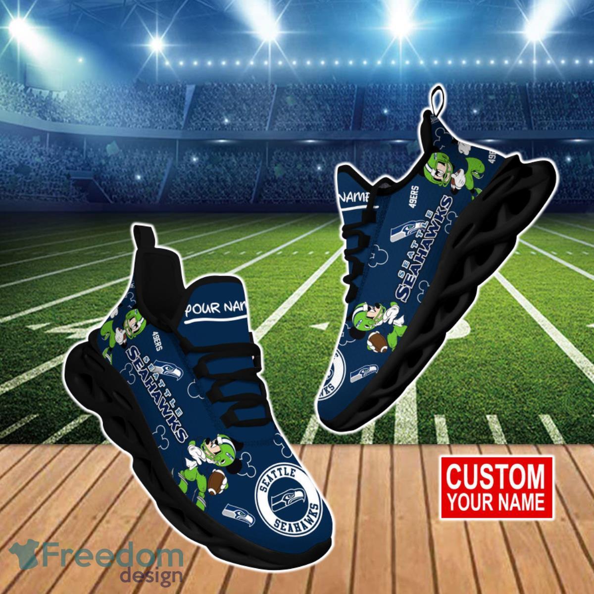 Seattle Seahawks NFL Clunky Max Soul Shoes Custom Name Ideal Gift For Men And Women Fans Product Photo 1