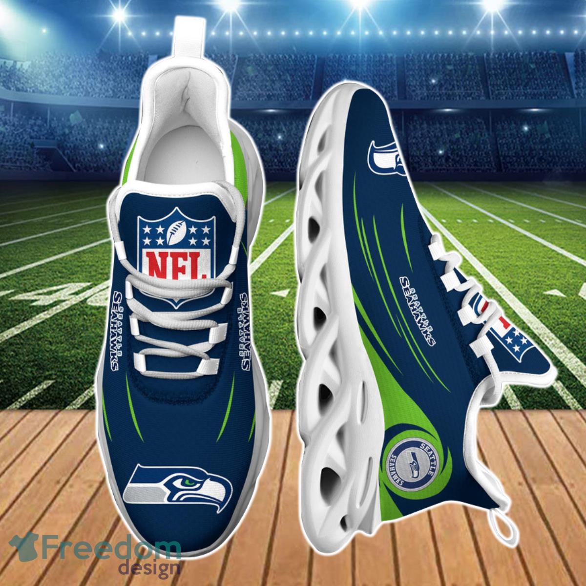 Seattle Seahawks NFL Max Soul Shoes For Fans Sport Product Photo 2