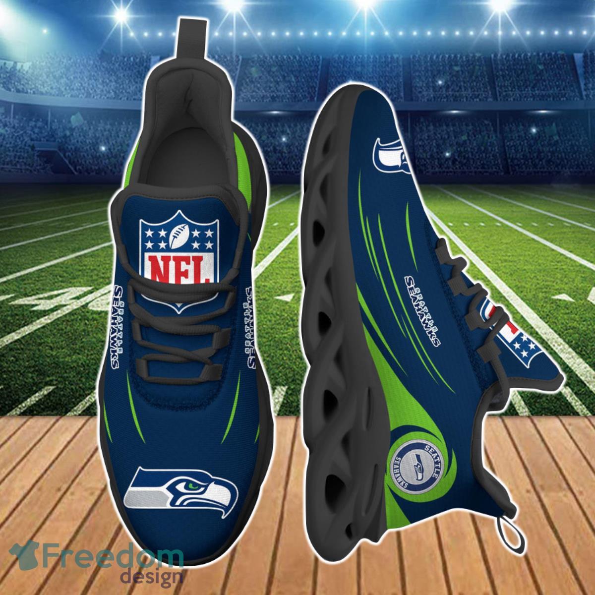 Seattle Seahawks NFL Max Soul Shoes For Fans Sport Product Photo 1