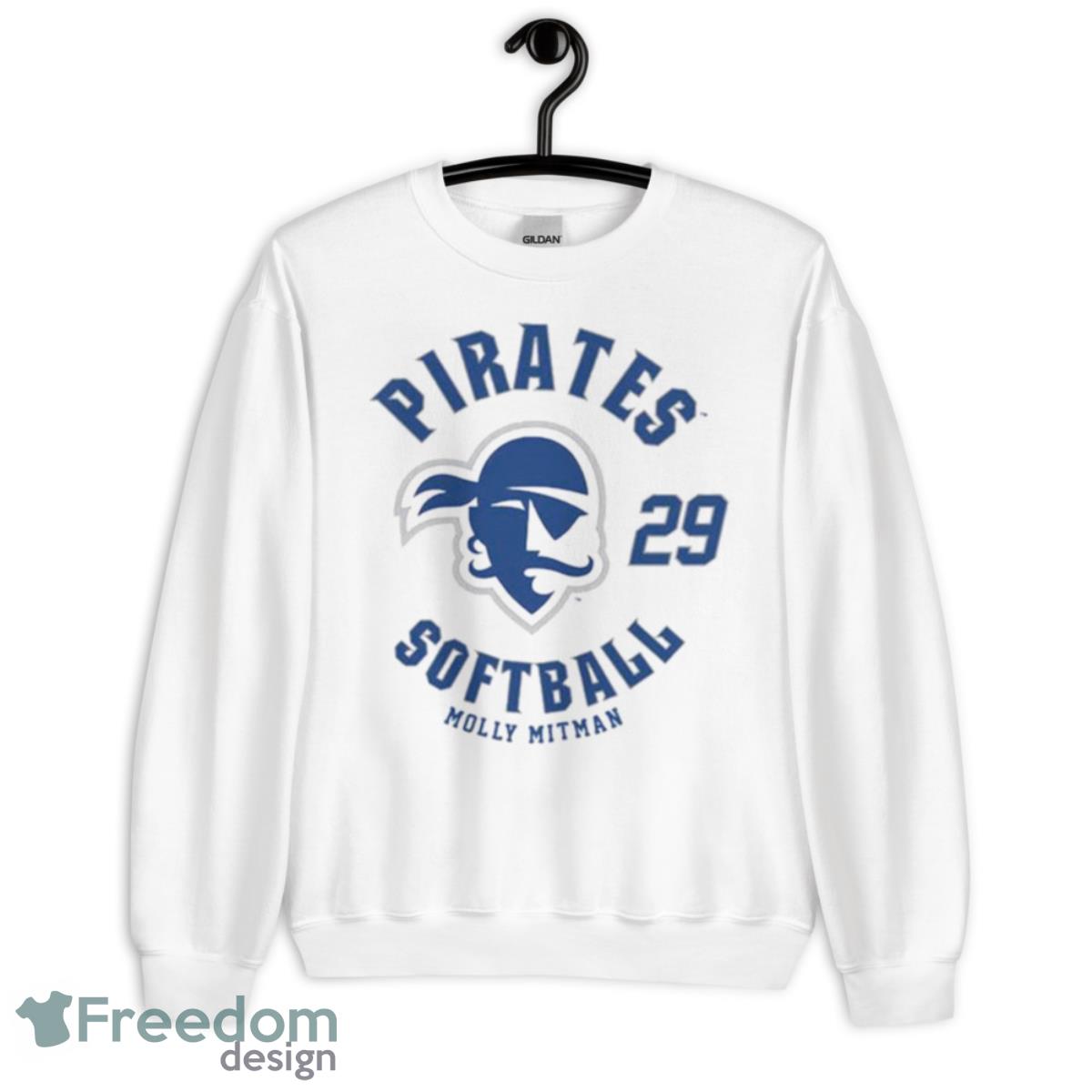 Seton Hall Pirates Molly Mitman 2023 NCAA Softball shirt - Unisex Heavy Blend Crewneck Sweatshirt