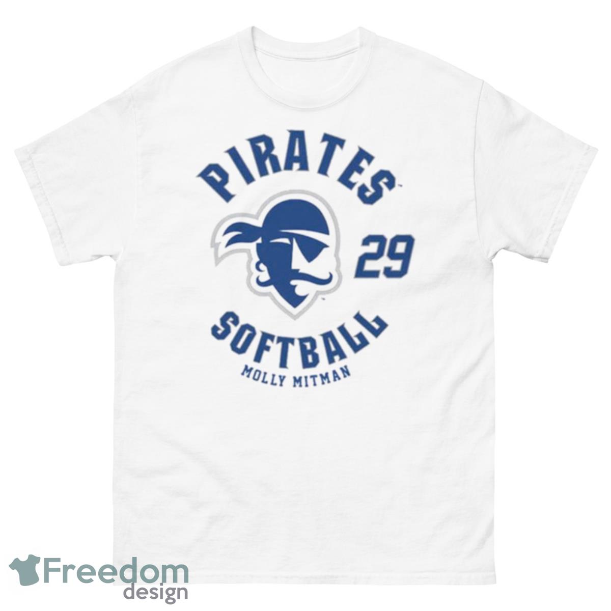 Seton Hall Pirates Molly Mitman 2023 NCAA Softball shirt - 500 Men’s Classic Tee Gildan