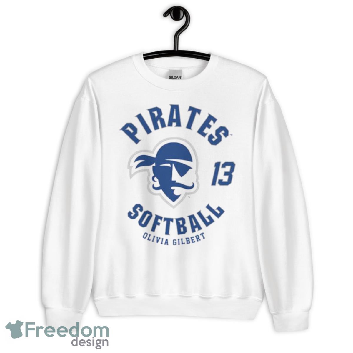 Seton Hall Pirates Olivia Gilbert 2023 NCAA Softball shirt - Unisex Heavy Blend Crewneck Sweatshirt