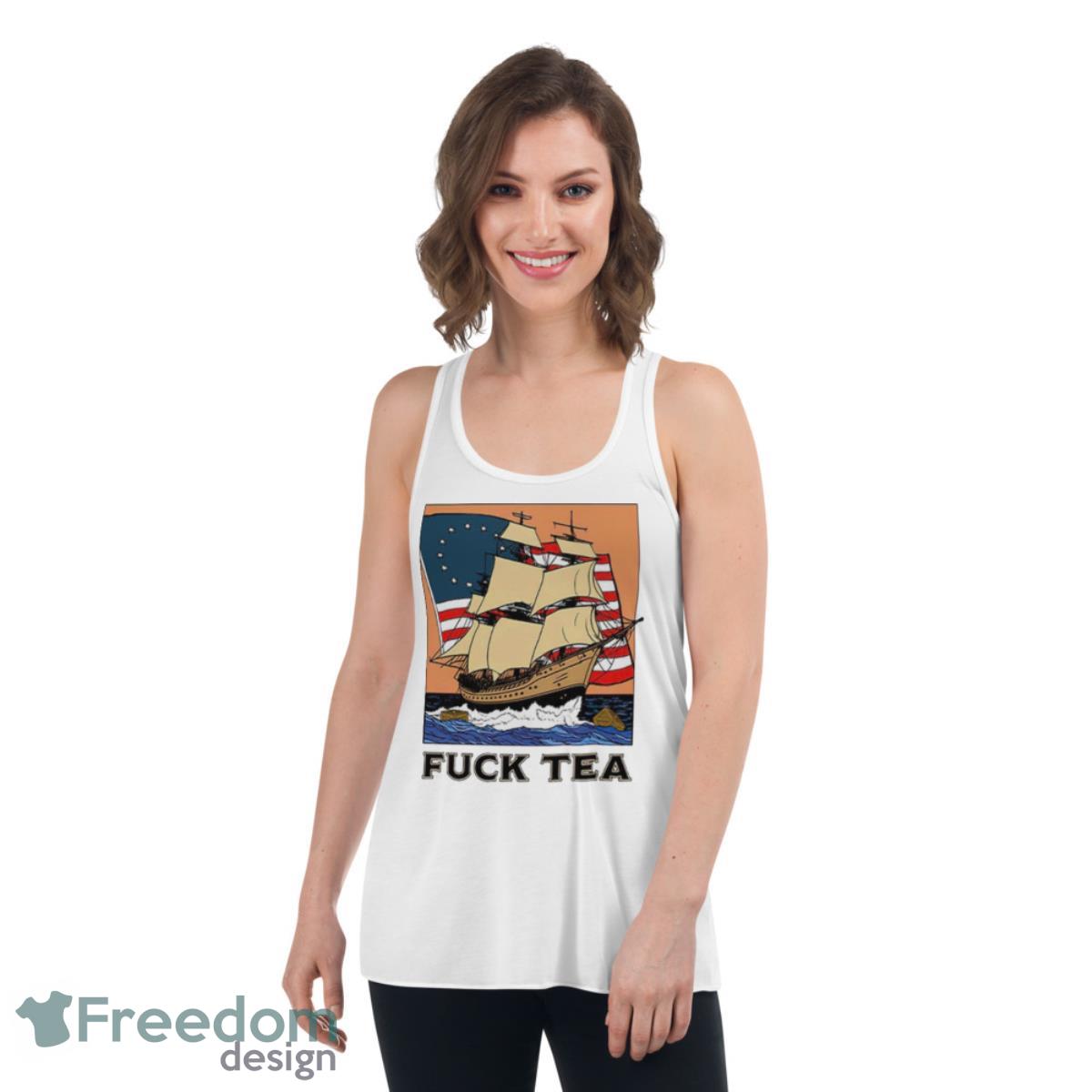 ship 4th of July fuck shirt - Womens Flowy Racerback Tank ship 4th of July fuck shirt - Womens Flowy Racerback Tank