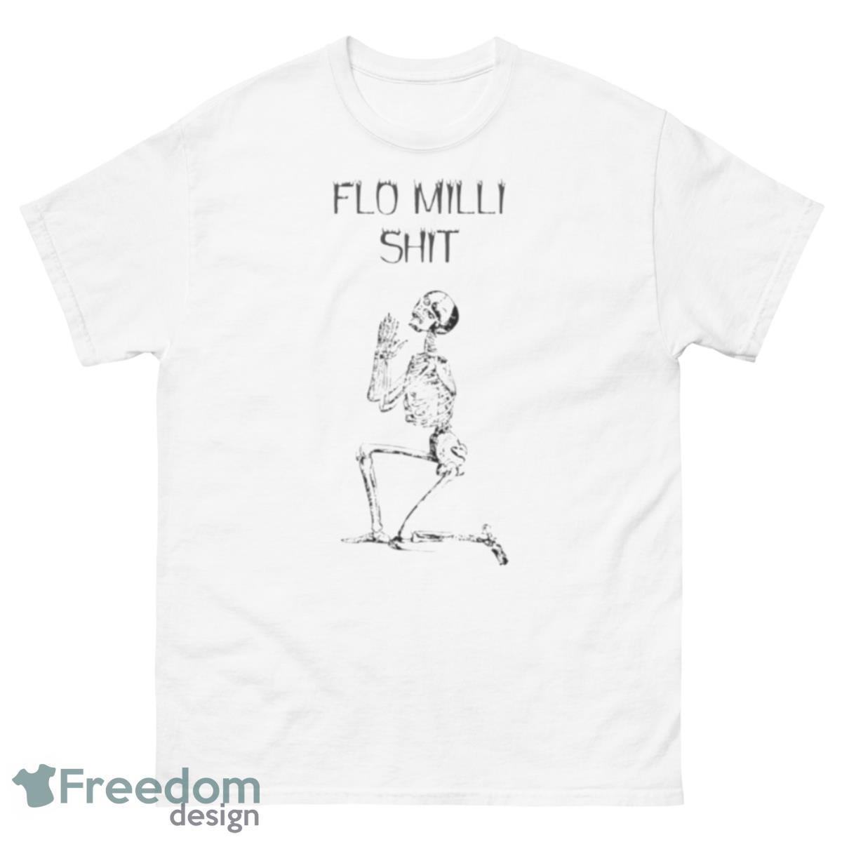 Shit Skeleton Praying Flo Milli Shirt - 500 Men’s Classic Tee Gildan