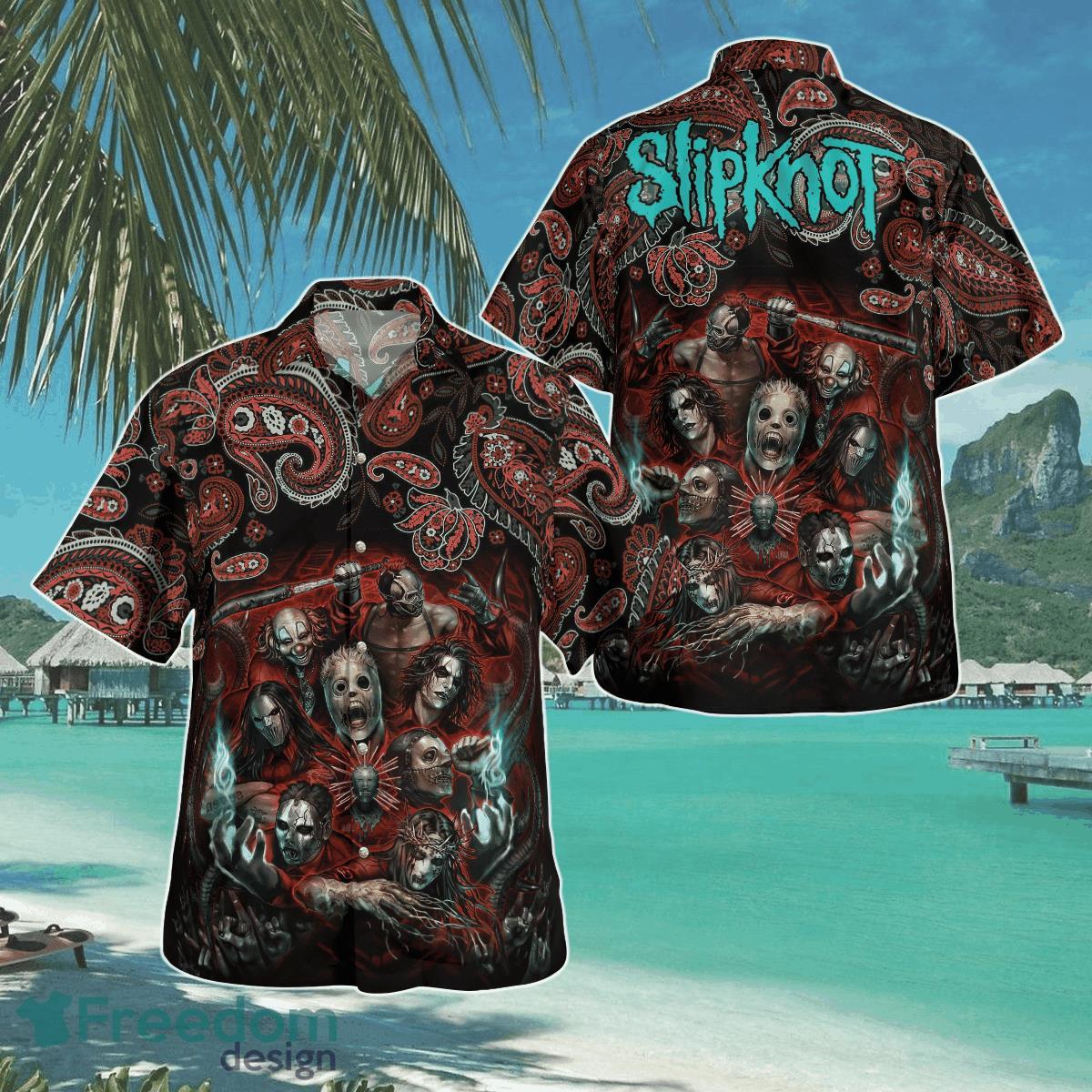 Slipknot Paisley Hawaii Shirt Aloha Shirt For Men Women Product Photo 1