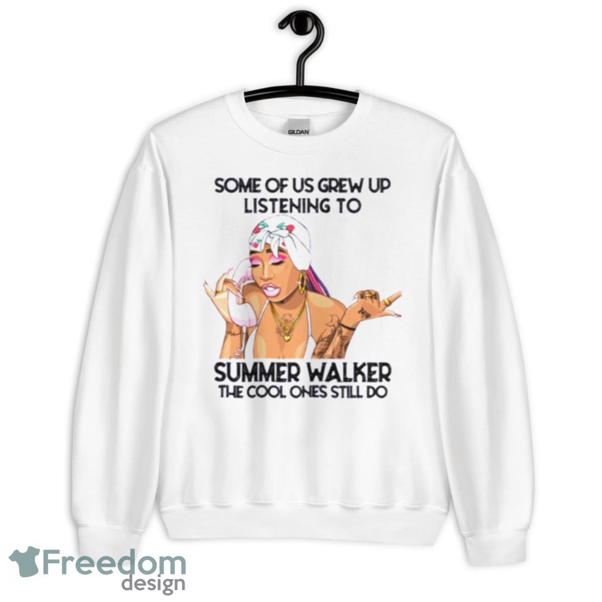 Some Of Us Grew Up Listening To Summer Walker shirt - Unisex Heavy Blend Crewneck Sweatshirt