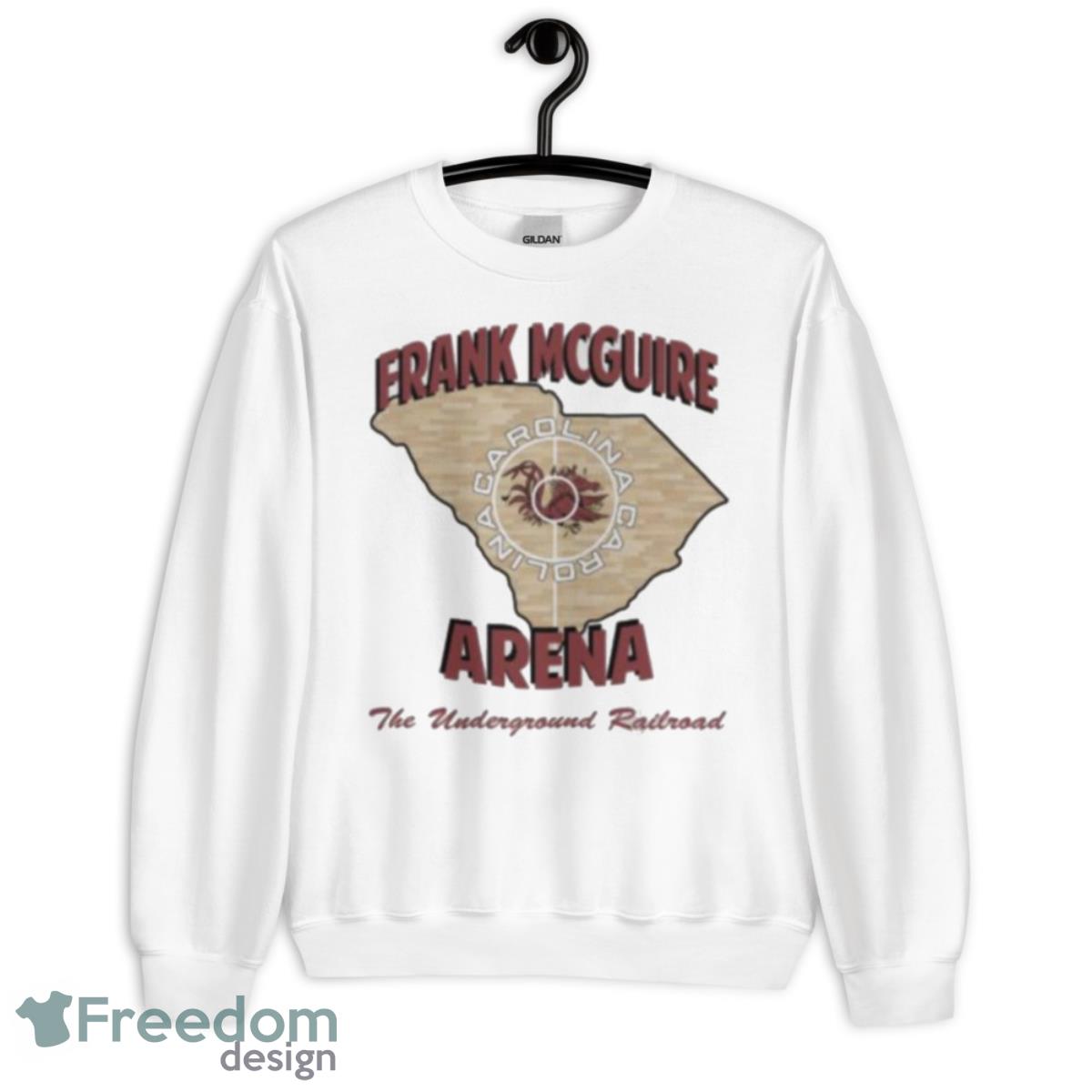 South Carolina Gamecocks Frank McGuire Arena The Underground Railroad Shirt - Unisex Heavy Blend Crewneck Sweatshirt