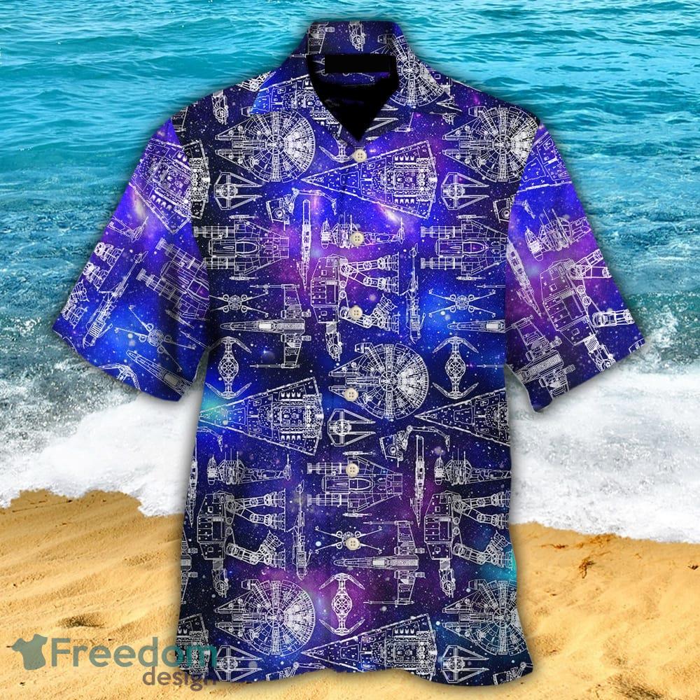 Space Ship Star Wars Hawaiian Shirt For Star Wars Lover