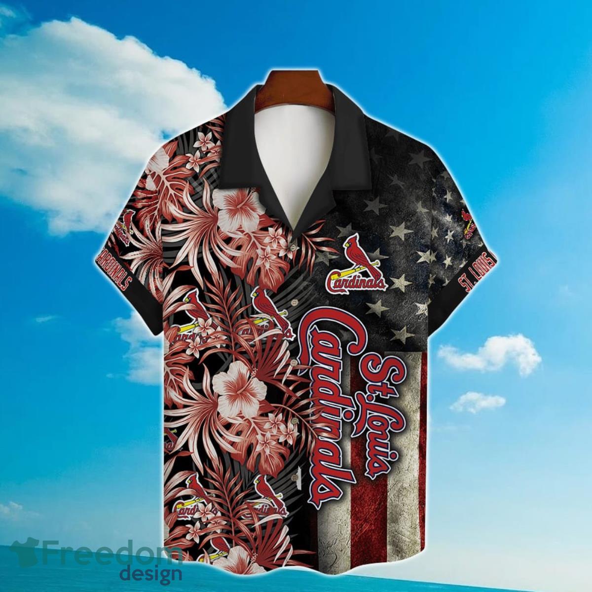 St. Louis Cardinals Major League Baseball 2023 Hibiscus Hawaiian Shirt For Men Women Product Photo 2