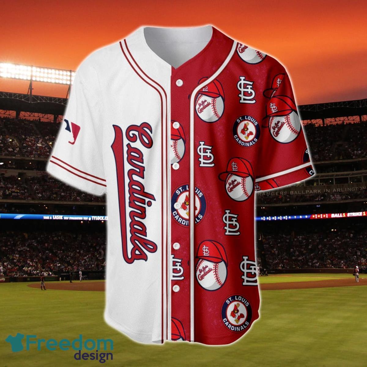 St. Louis Cardinals MLB 3D Baseball Jersey Shirt For Men Women