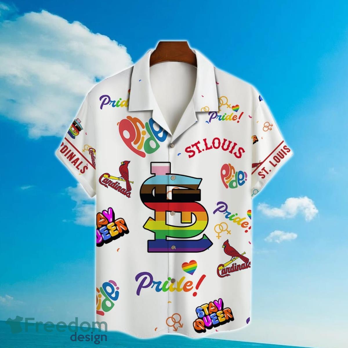 St. Louis Cardinals MLB Happy Pride Month Hawaiian Shirt For Men Women Product Photo 2