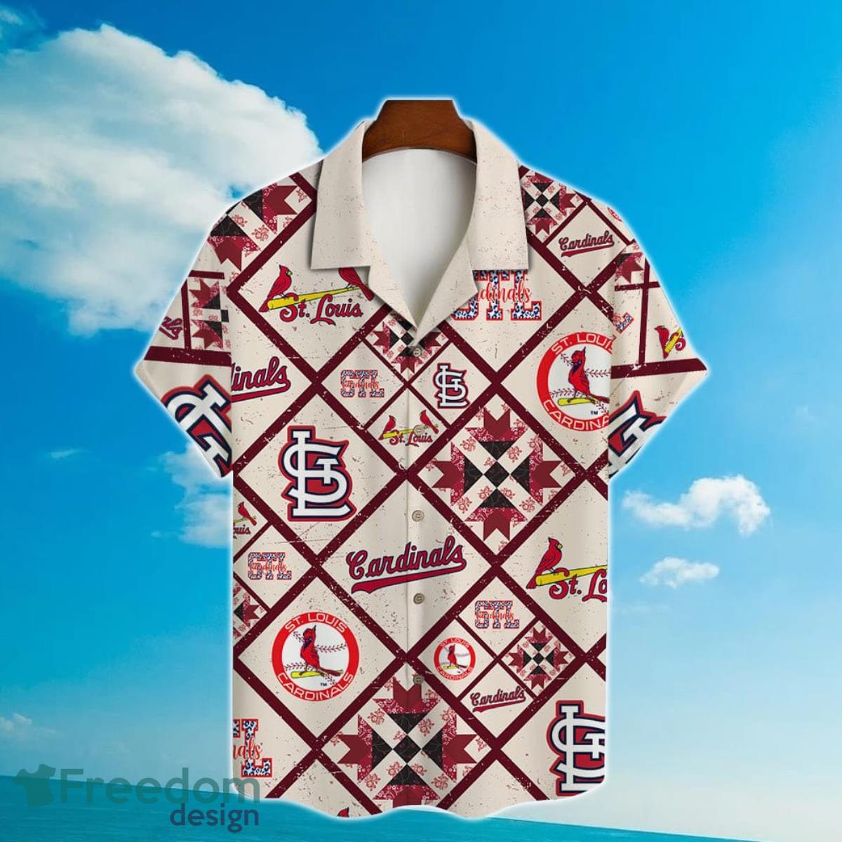 St. Louis Cardinals Mlb Set 3D Hawaiian Shirt And Short Gift For