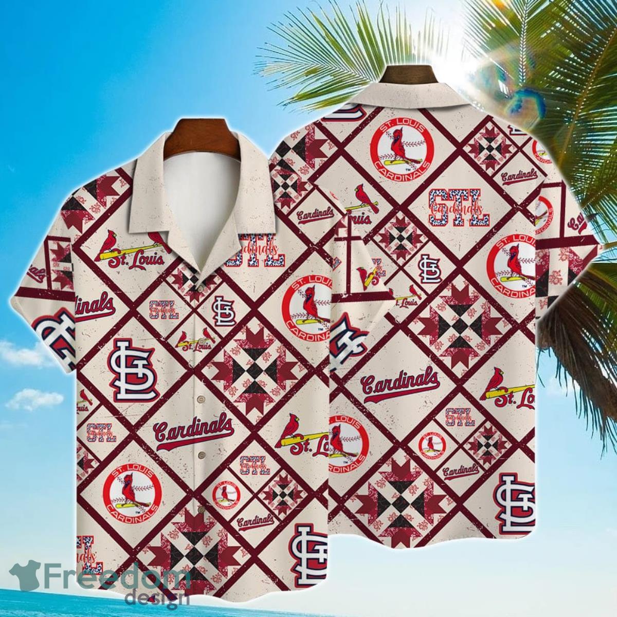 St. Louis Cardinals MLB Summer 3D Hawaiian Shirt Gift For Men And Women  Fans - Freedomdesign