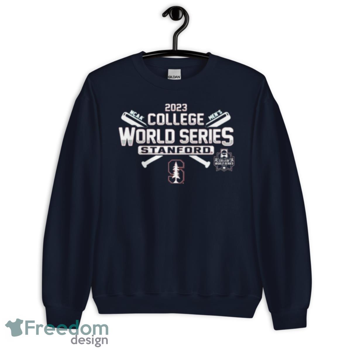 Stanford University Baseball 2023 College World Series Bound T Shirt - Unisex Crewneck Sweatshirt-1