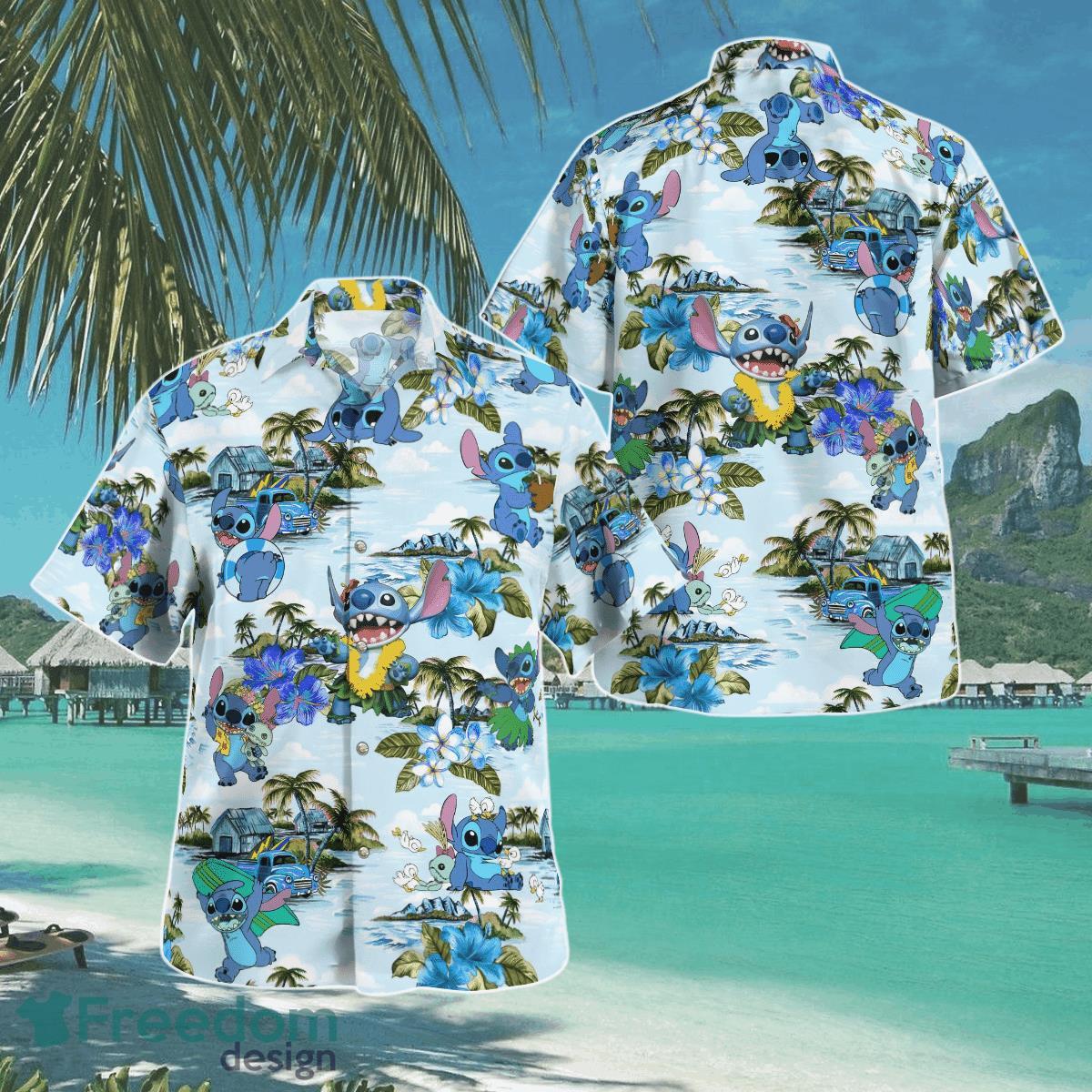 Stitch Summer Hawaiian Shirt Aloha Shirt For Men Women Product Photo 1