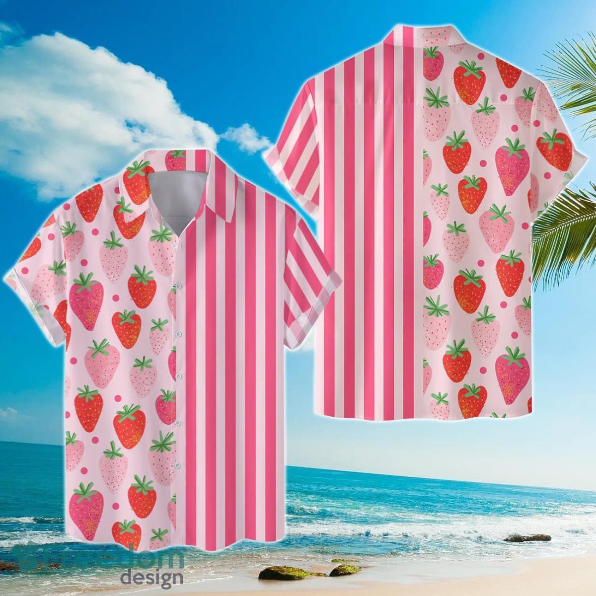 Strawberry Hawaiian Shirts For Men And Women Product Photo 2