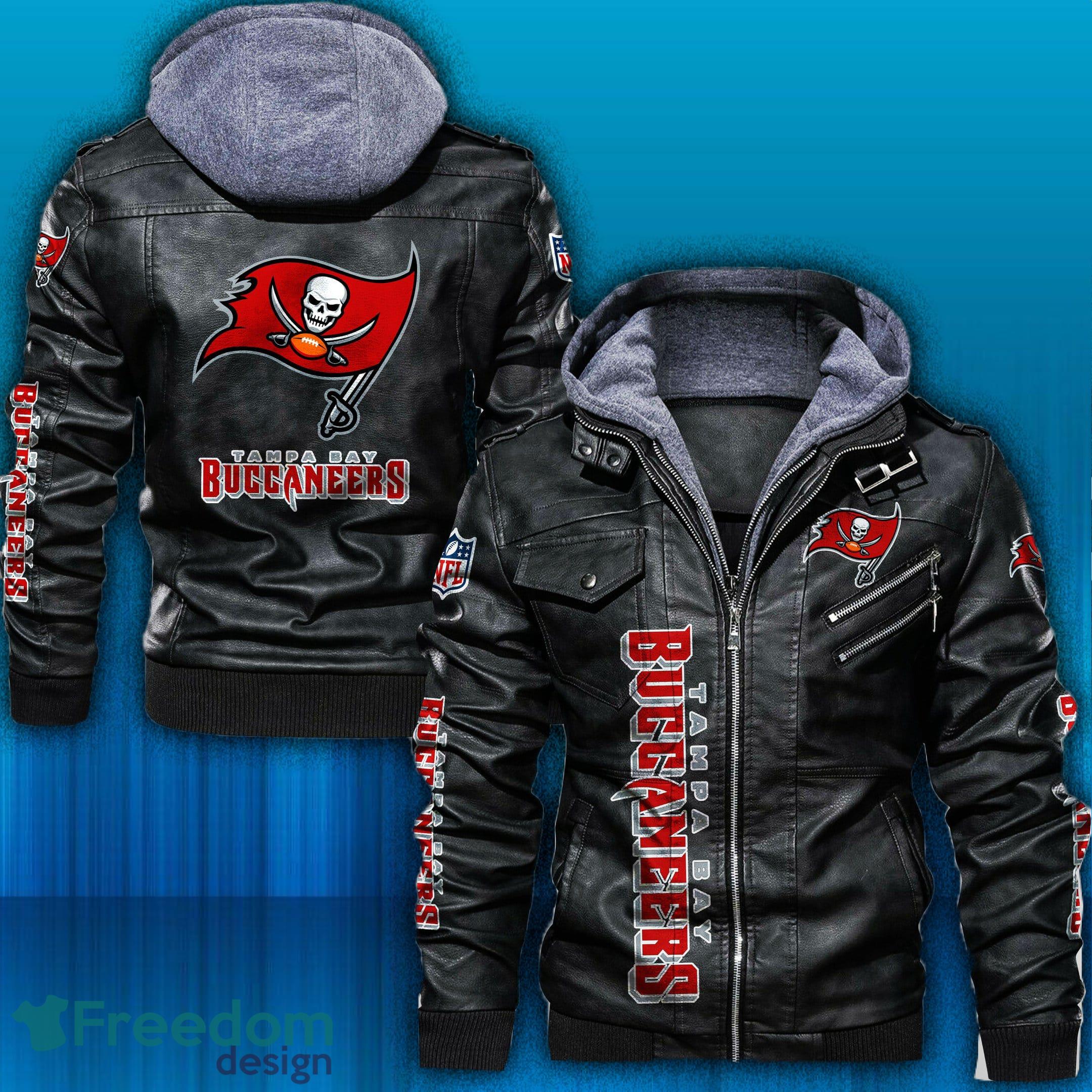 Tampa Bay Buccaneers Logo NFL Leather Jacket For Men And Women -  Freedomdesign