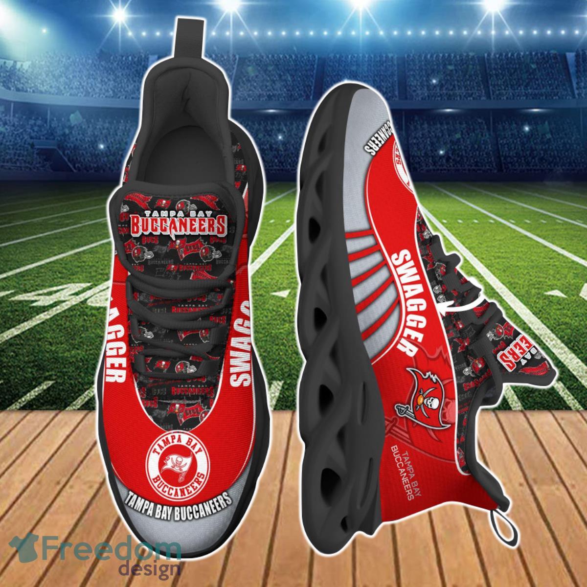 Tampa Bay Buccaneers NFL Clunky Max Soul Shoes Custom Name Product Photo 2