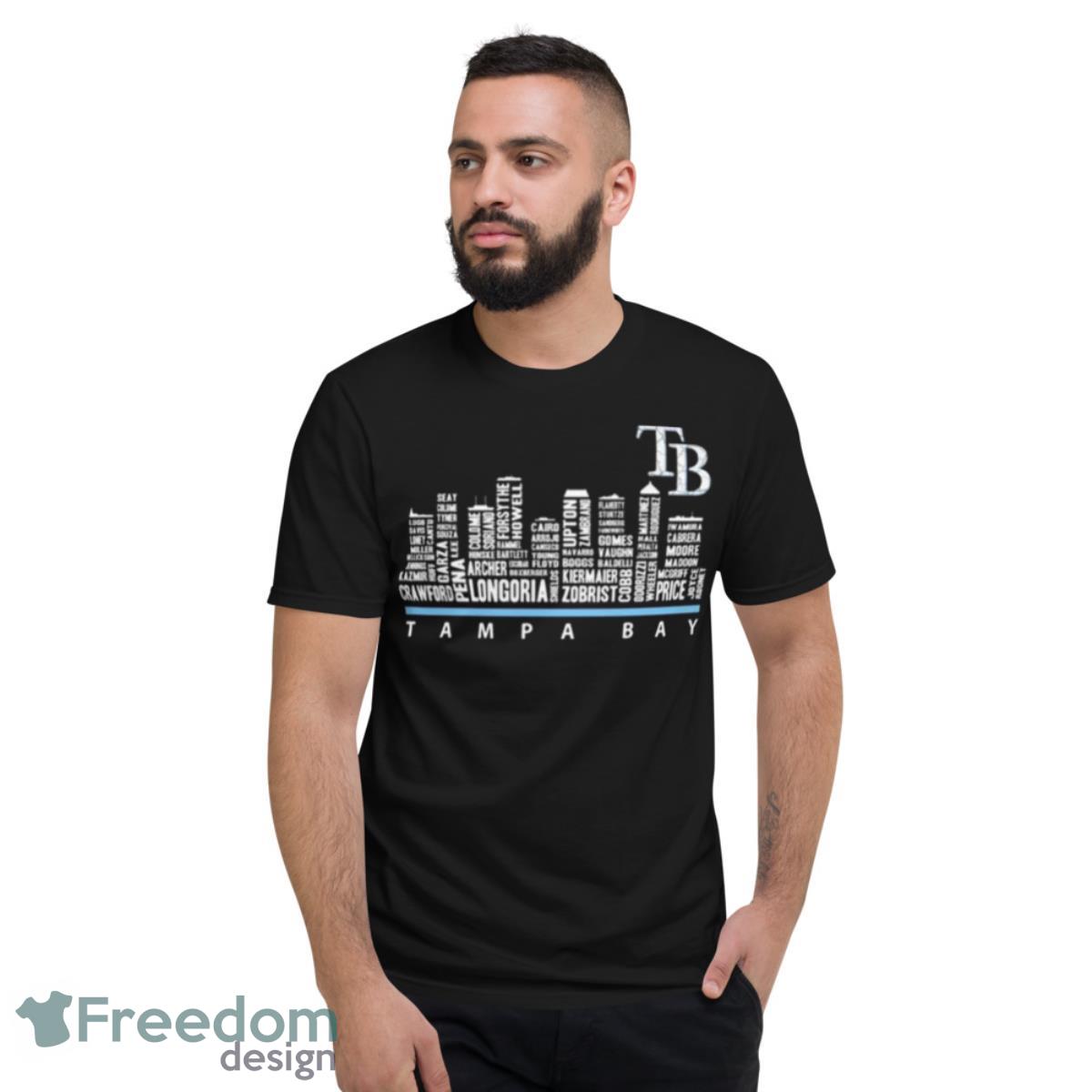 Tampa Bay Rays 2023 Players Skyline Shirt - Short Sleeve T-Shirt