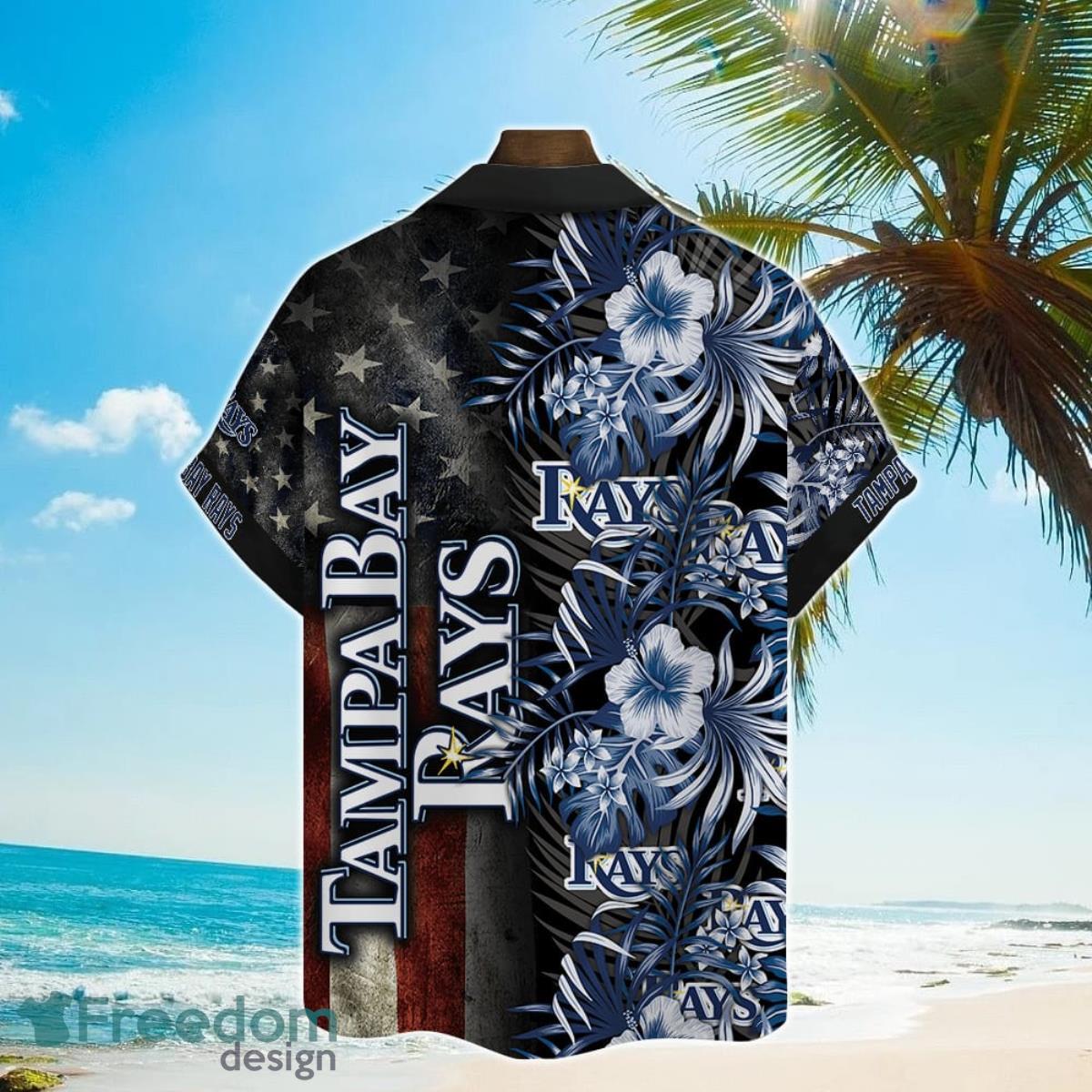 Tampa Bay Rays Major League Baseball 2023 AOP Tropical Hibiscus Pattern Hawaiian  Shirt - Freedomdesign