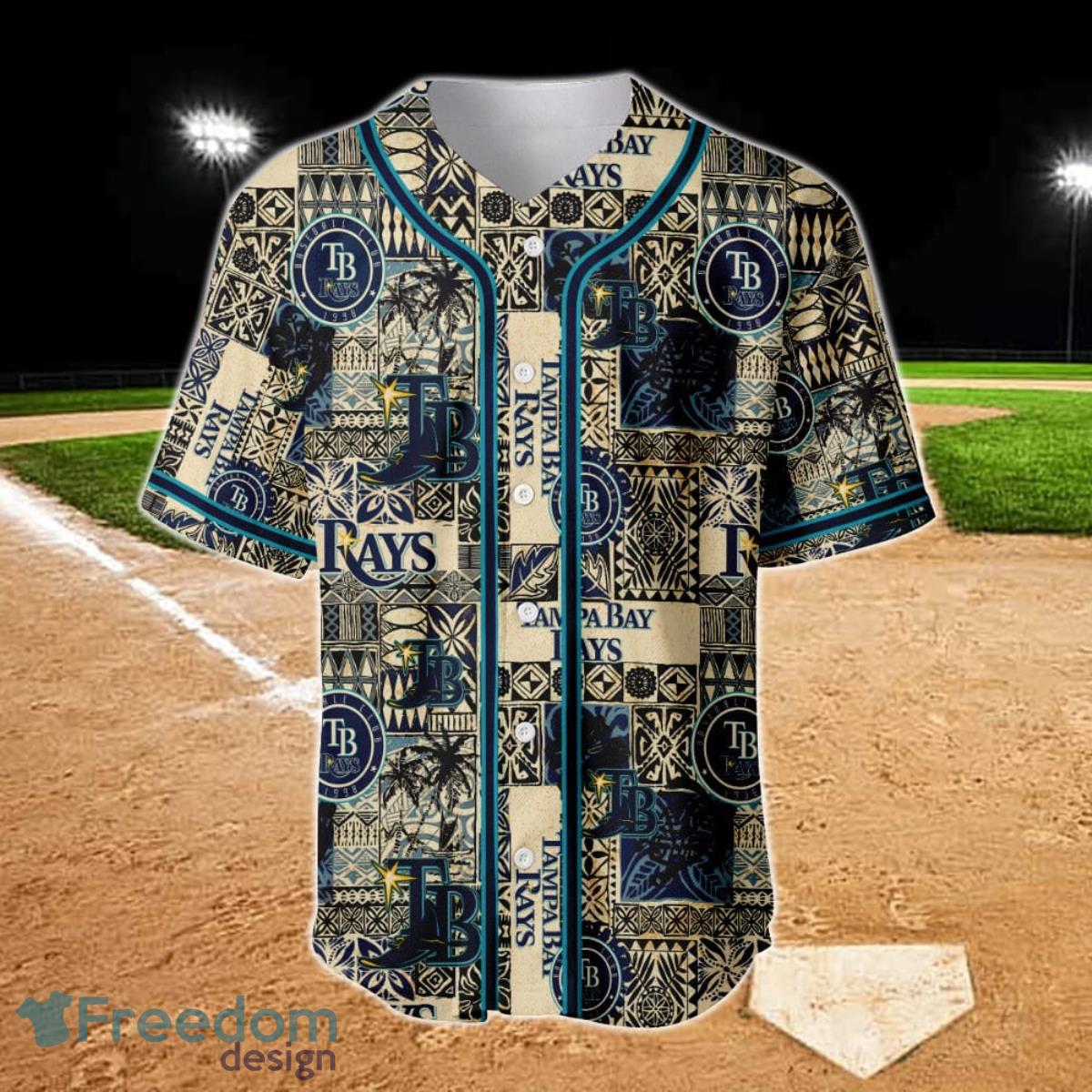 Tampa Bay Rays Major League Baseball AOP Baseball Jersey Product Photo 2