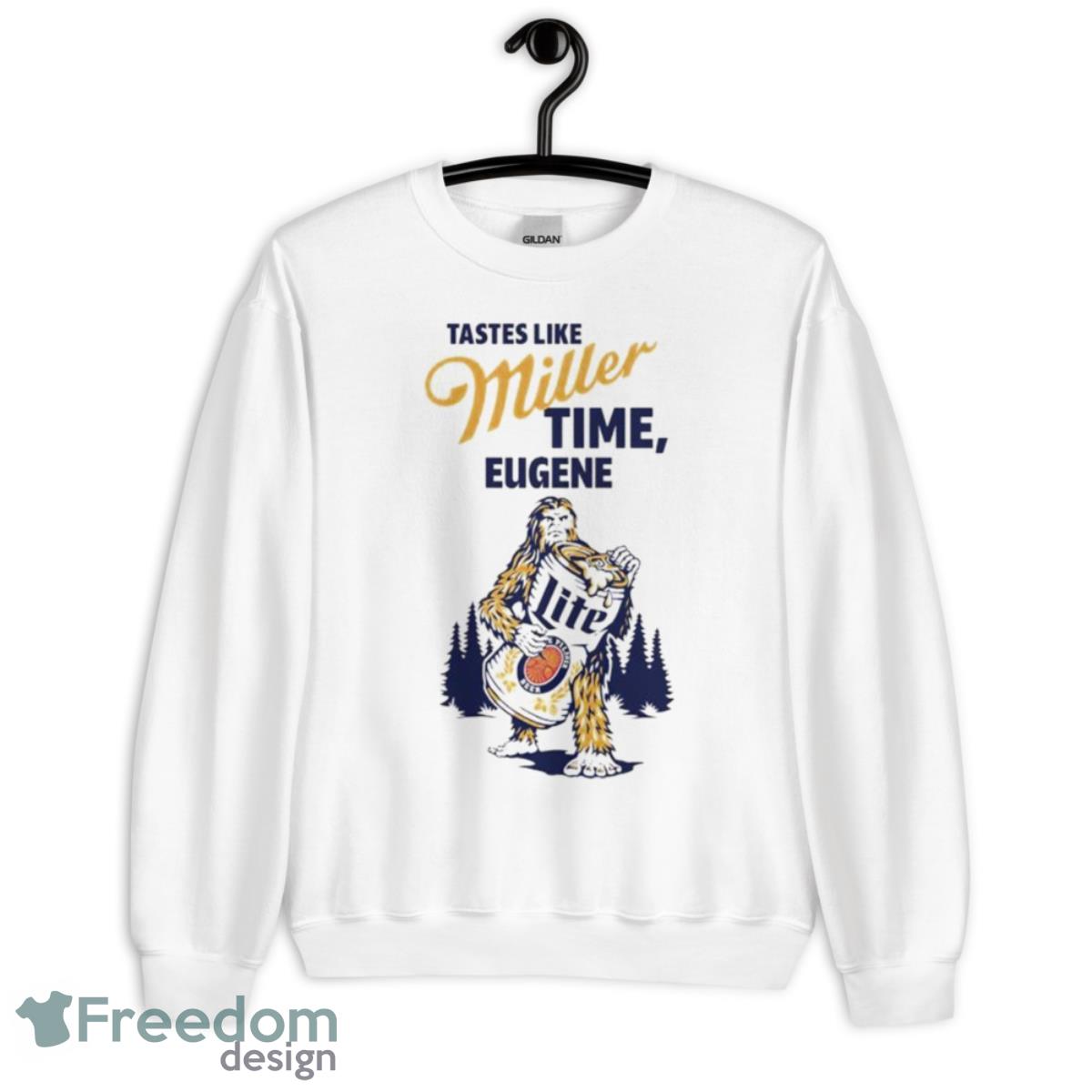 tastes like Miller time eugene shirt - Unisex Heavy Blend Crewneck Sweatshirt