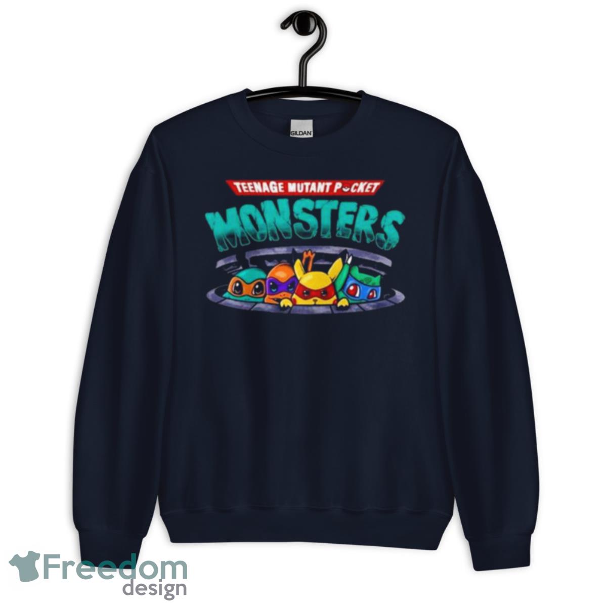 Teenage Mutant Pocket Monsters Shirt - Unisex Crewneck Sweatshirt-1