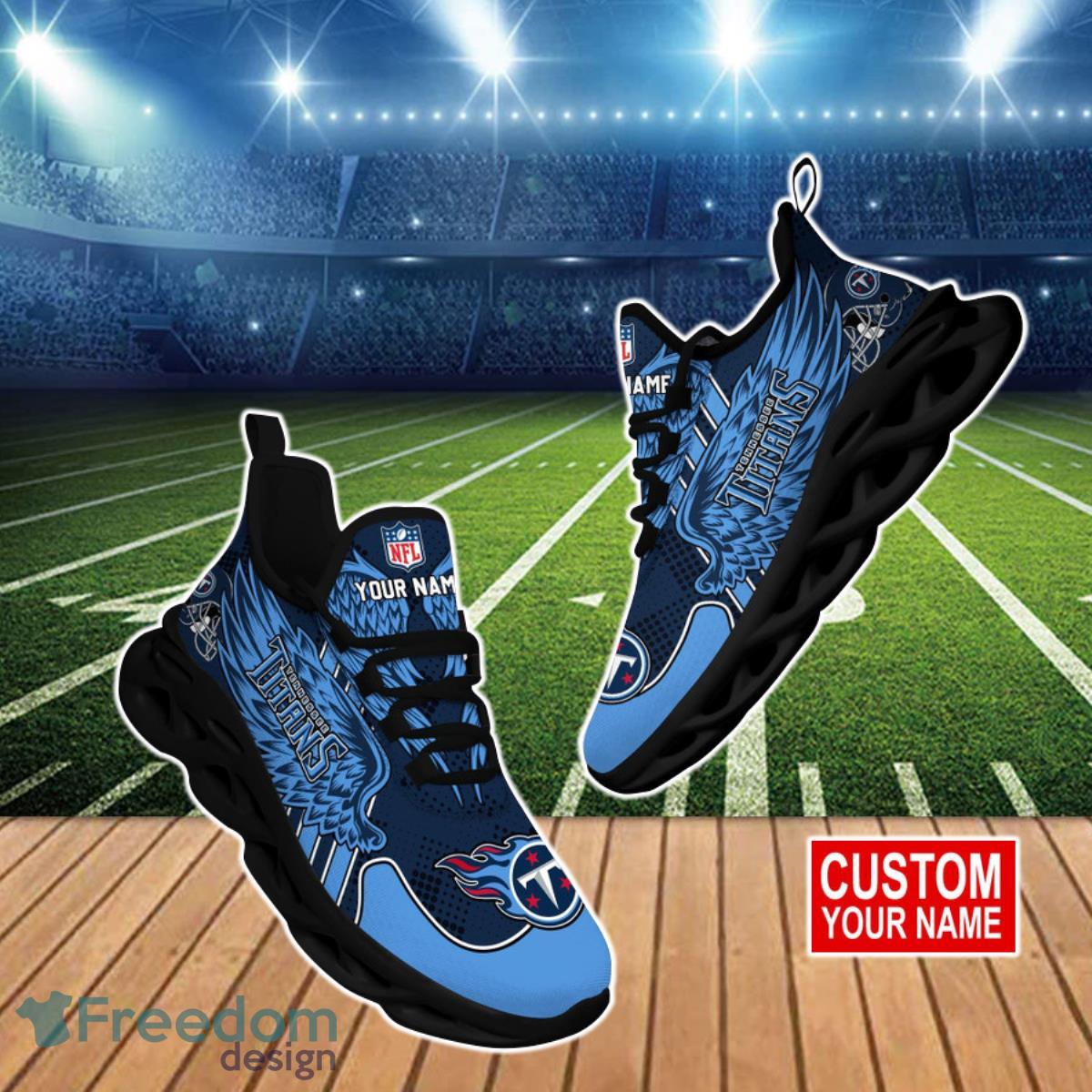 Tennessee Titans NFL Clunky Max Soul Shoes Custom Name Special Gift For Real Fans Product Photo 1