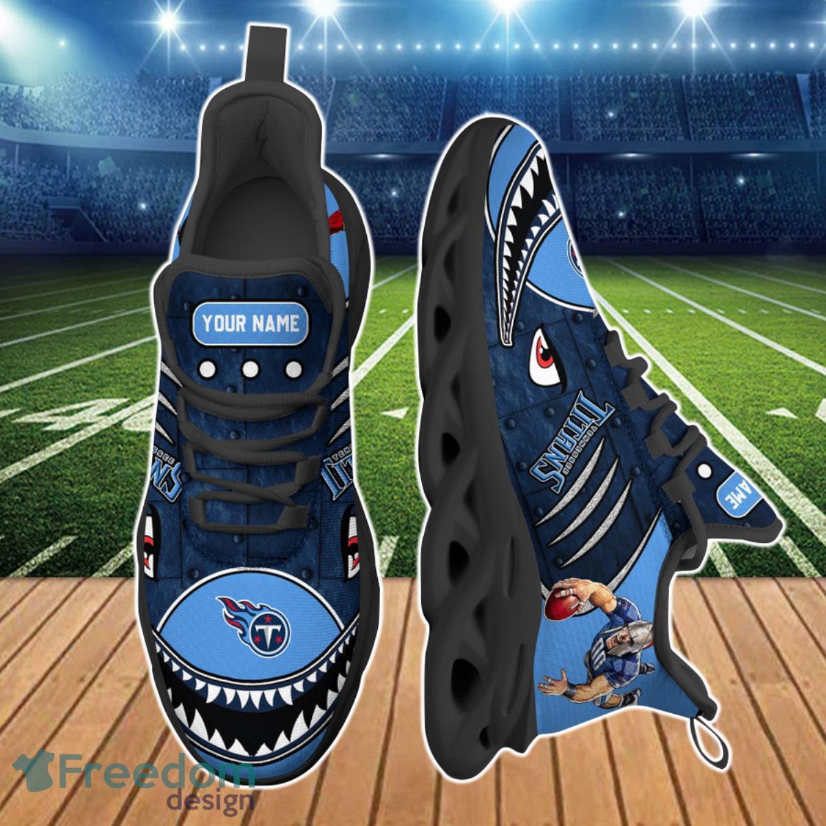 Tennessee Titans NFL Clunky Max Soul Shoes Custom Name Special Gift For True Fans Product Photo 2