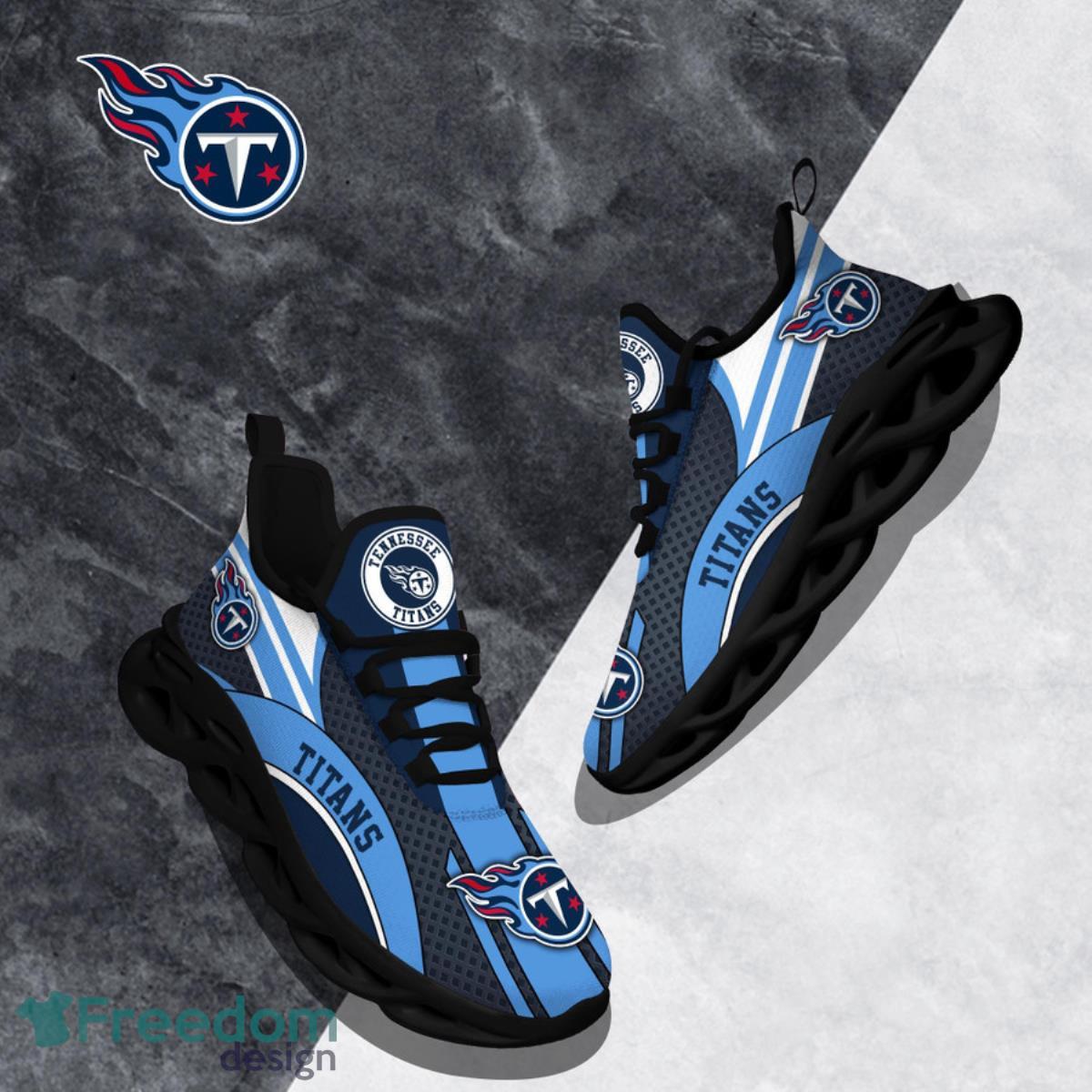 Tennessee Titans NFL Clunky Shoes Custom Name Max Soul Sneakers Ugly  Christmas Gift Fans - Banantees