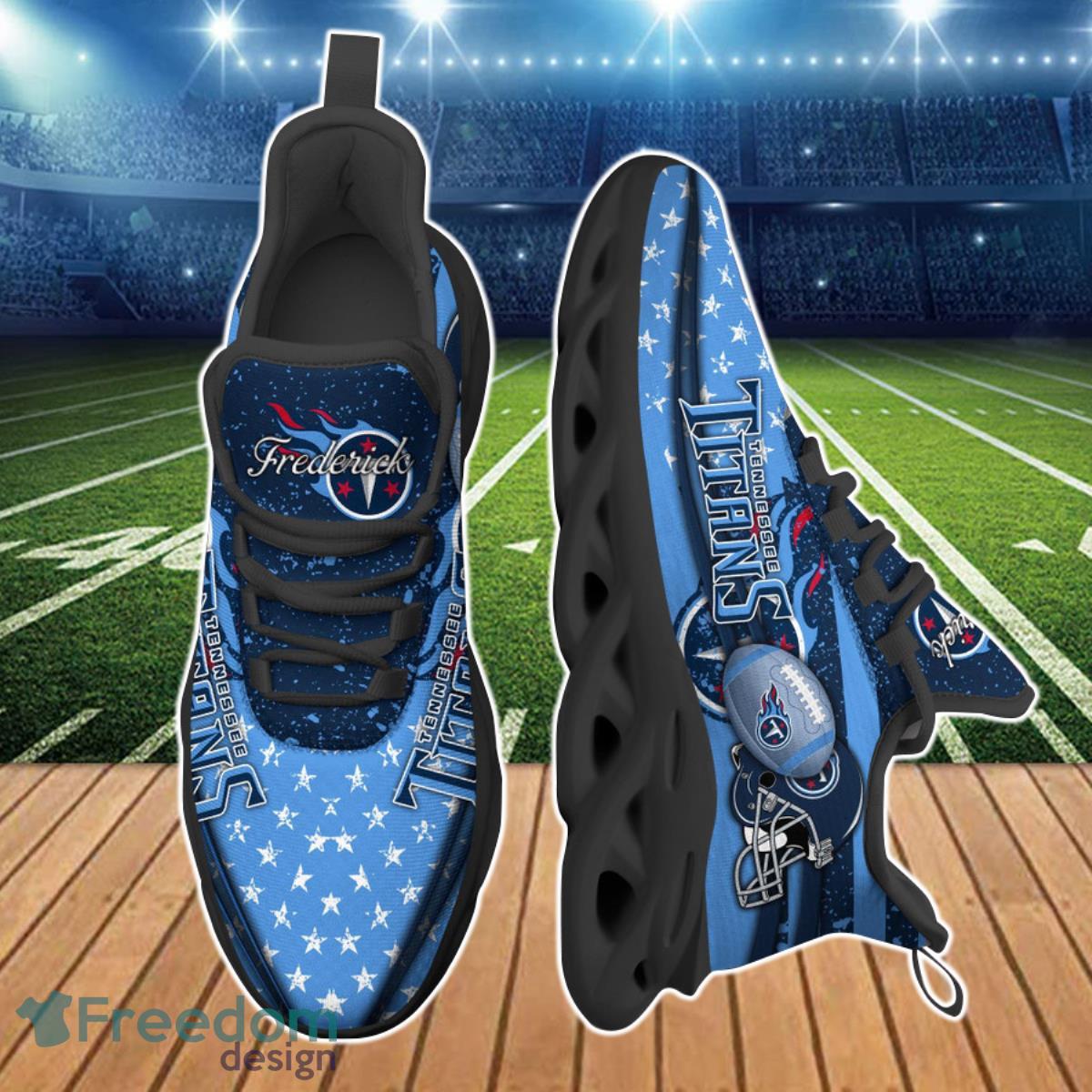 Tennessee Titans NFL Clunky Max Soul Shoes Custom Name Unique Style For Fans Product Photo 2