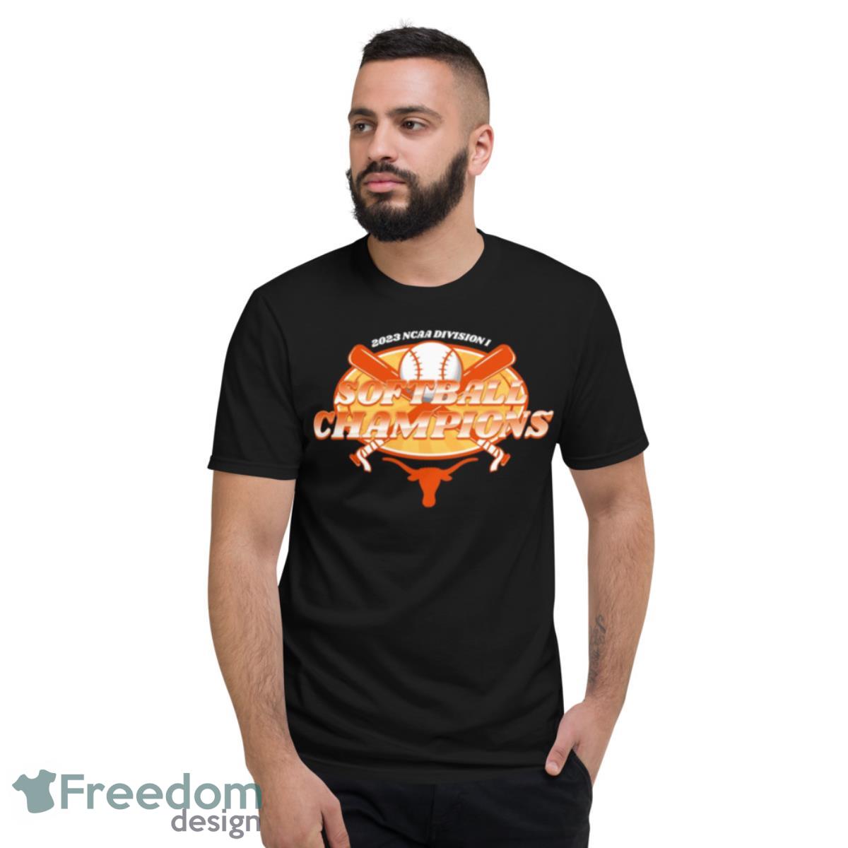 Texas Longhorns 2023 NCAA Division I Softball Champions Shirt - Short Sleeve T-Shirt