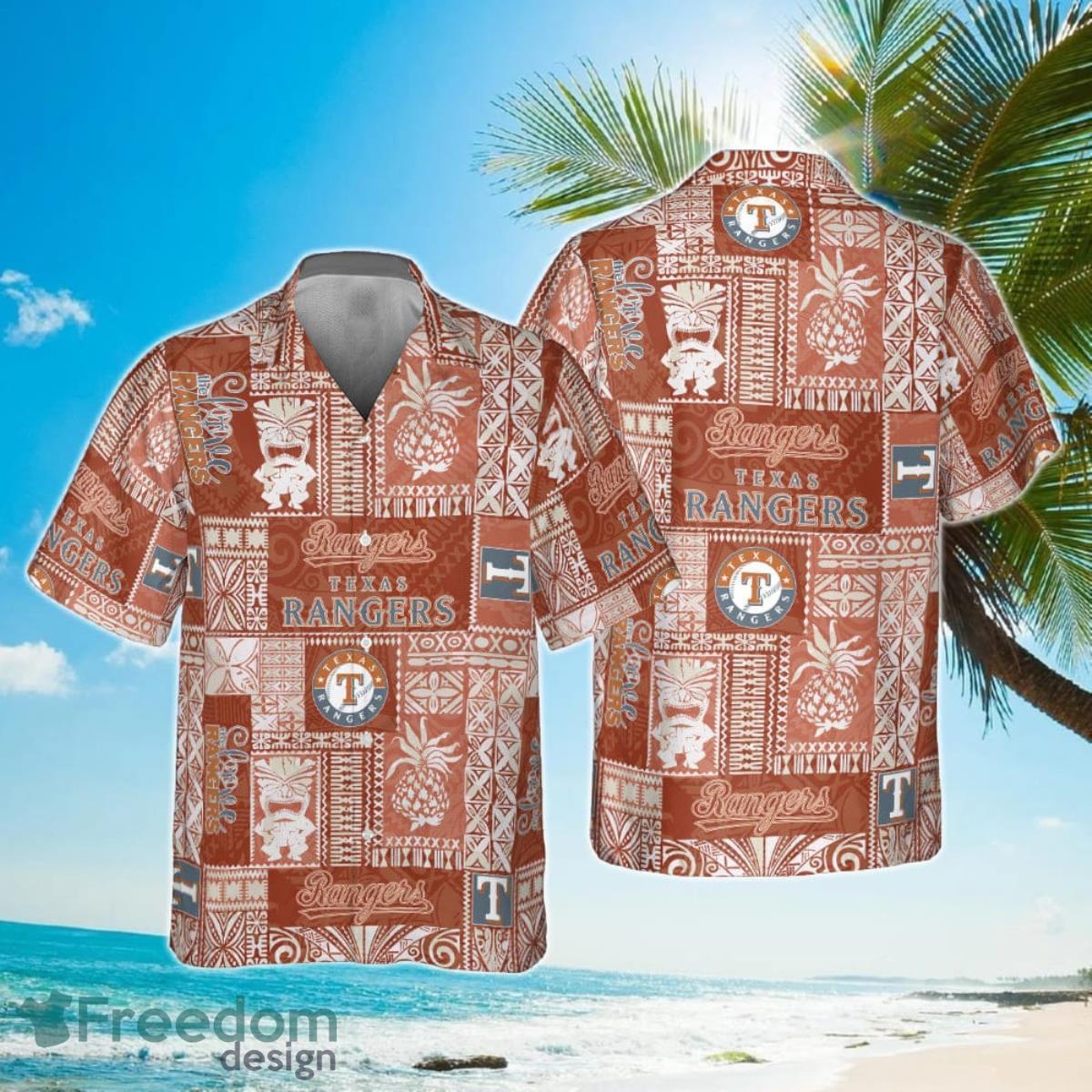 Texas Rangers Major League Baseball 2023 Hawaiian Shirt - Freedomdesign