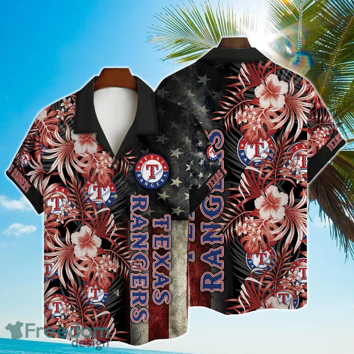 MLB Texas Rangers Major League Baseball 3D Print Hawaiian Shirt