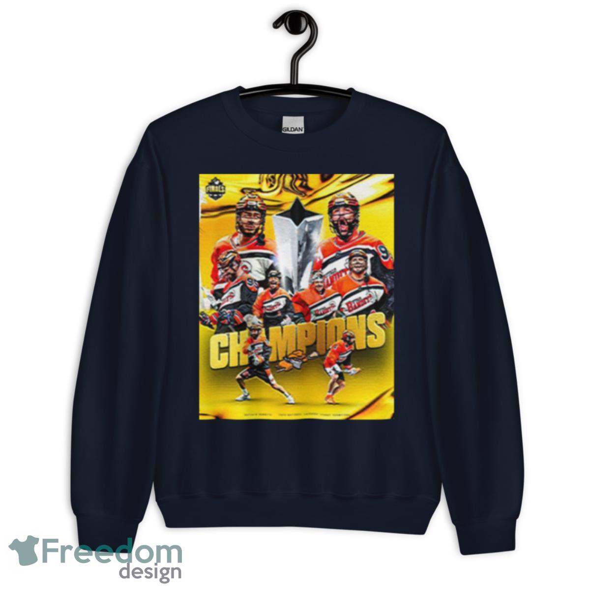 The Buffalo Bandits Are The 2023 NFL Champions Vintage Shirt - Unisex Crewneck Sweatshirt-1