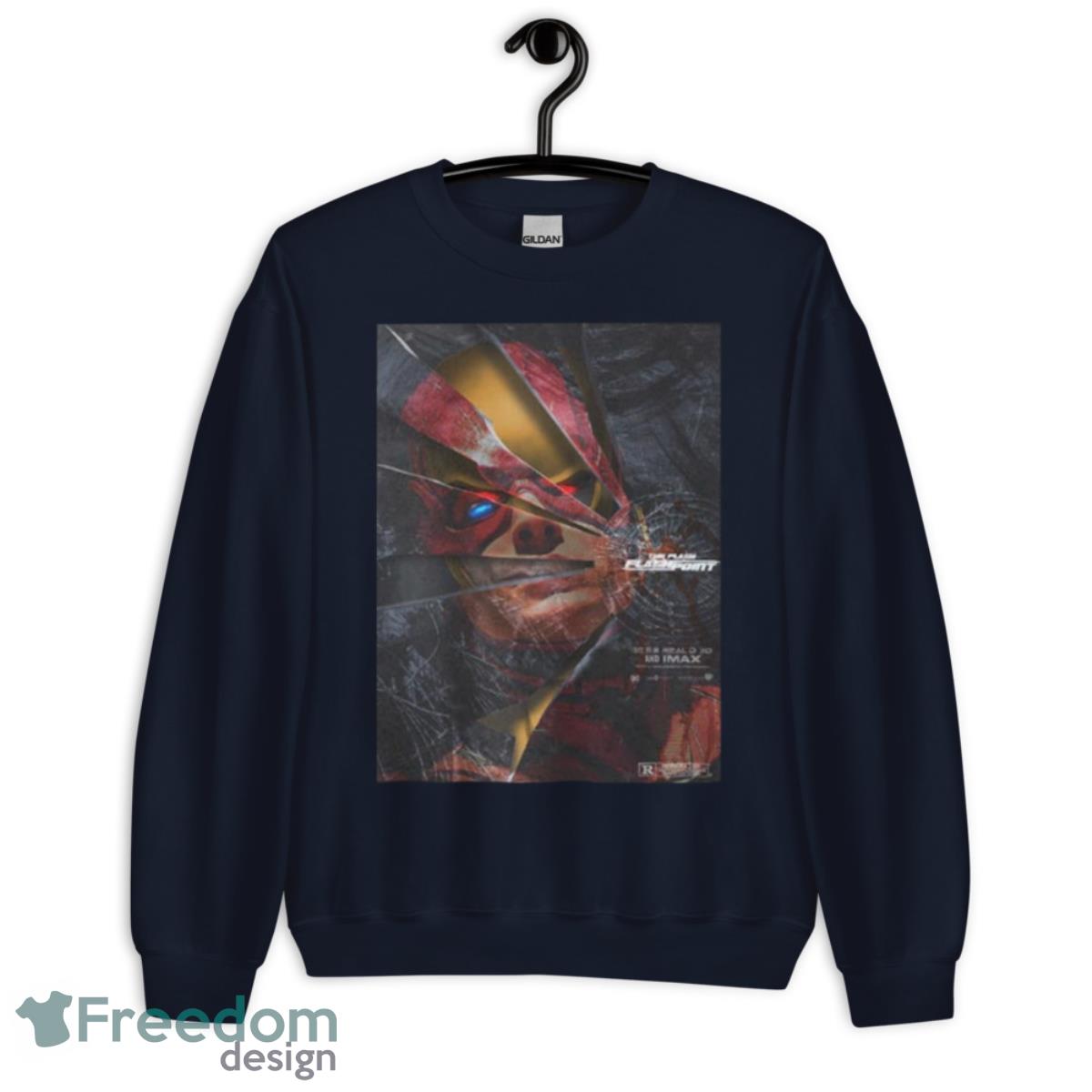 The Flash – Flashpoint DC Comics Flash Vs Reverse Flash Fan Gifts T Shirt - Unisex Crewneck Sweatshirt-1