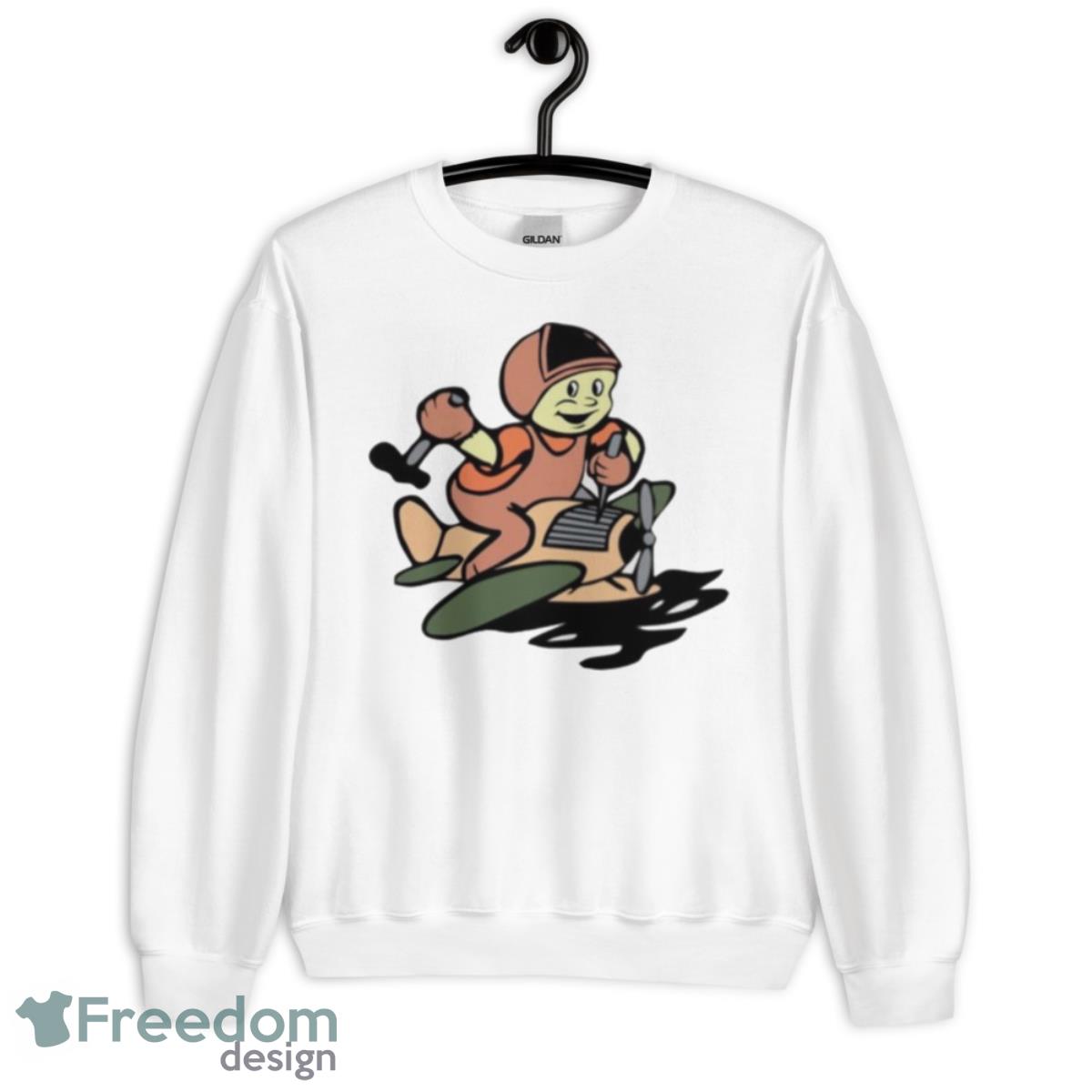 Throw Back Frog Fixonauts Shirt - Unisex Heavy Blend Crewneck Sweatshirt