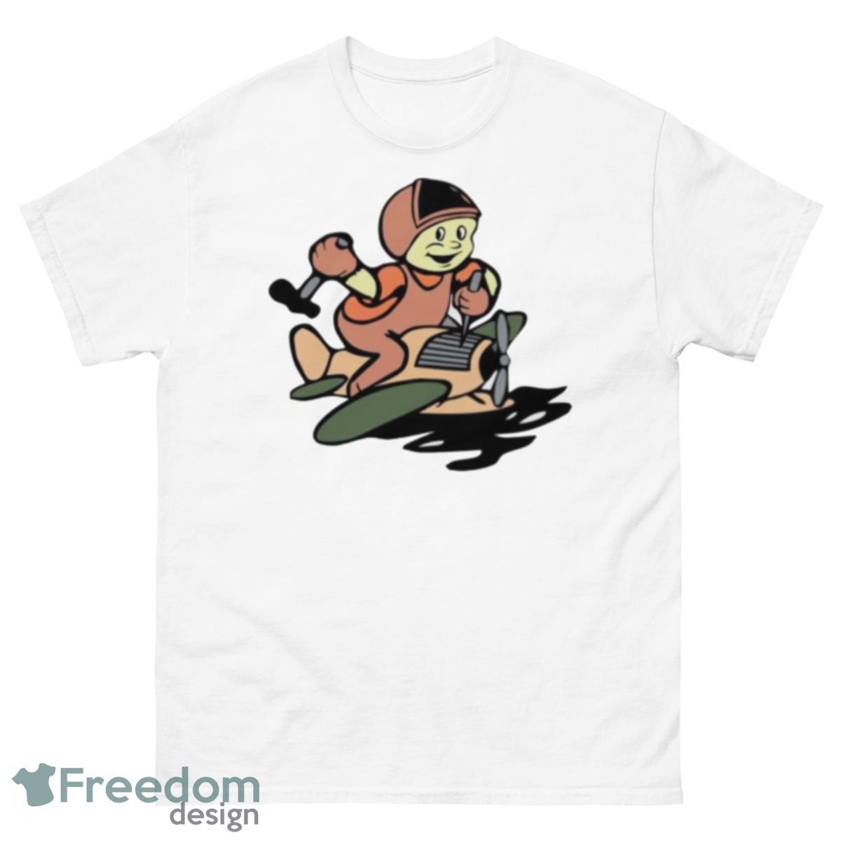 Throw Back Frog Fixonauts Shirt - 500 Men’s Classic Tee Gildan