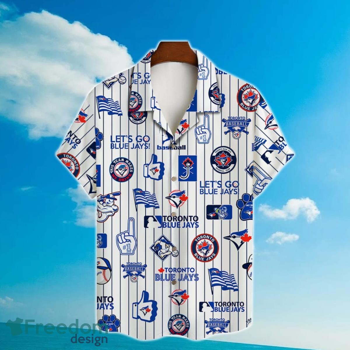 Toronto Blue Jays Major League Baseball 3D Print Hawaiian Shirt Product Photo 2