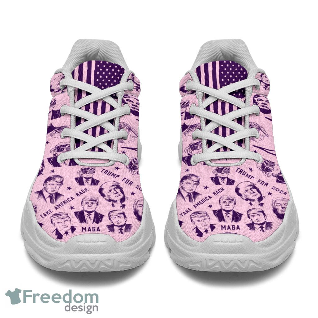 TRUMP Pink Signature Running Sneaker Men And Women For Fans - TRUMP Signature (Womens)_4