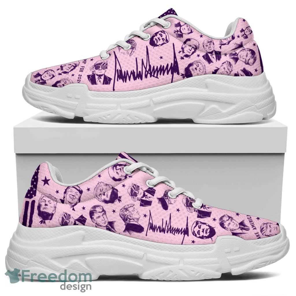 TRUMP Pink Signature Running Sneaker Men And Women For Fans - TRUMP Signature (Women's)_2