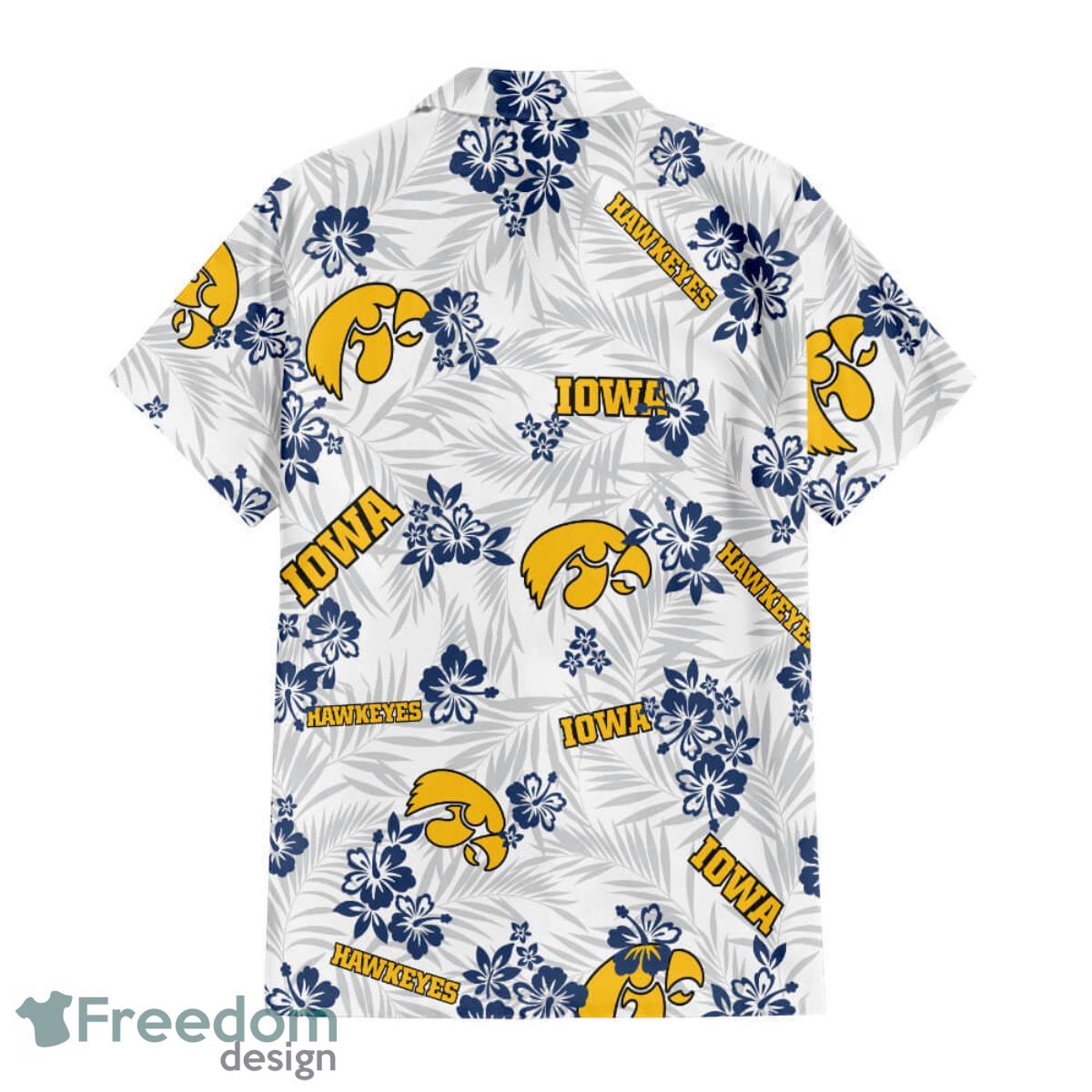 University Of Iowa Floral Hawaiian Shirt For Men And Women Product Photo 2