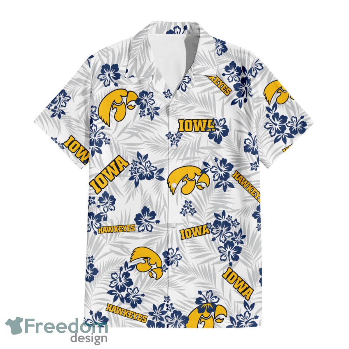 University Of Iowa Floral Hawaiian Shirt For Men And Women Product Photo 1