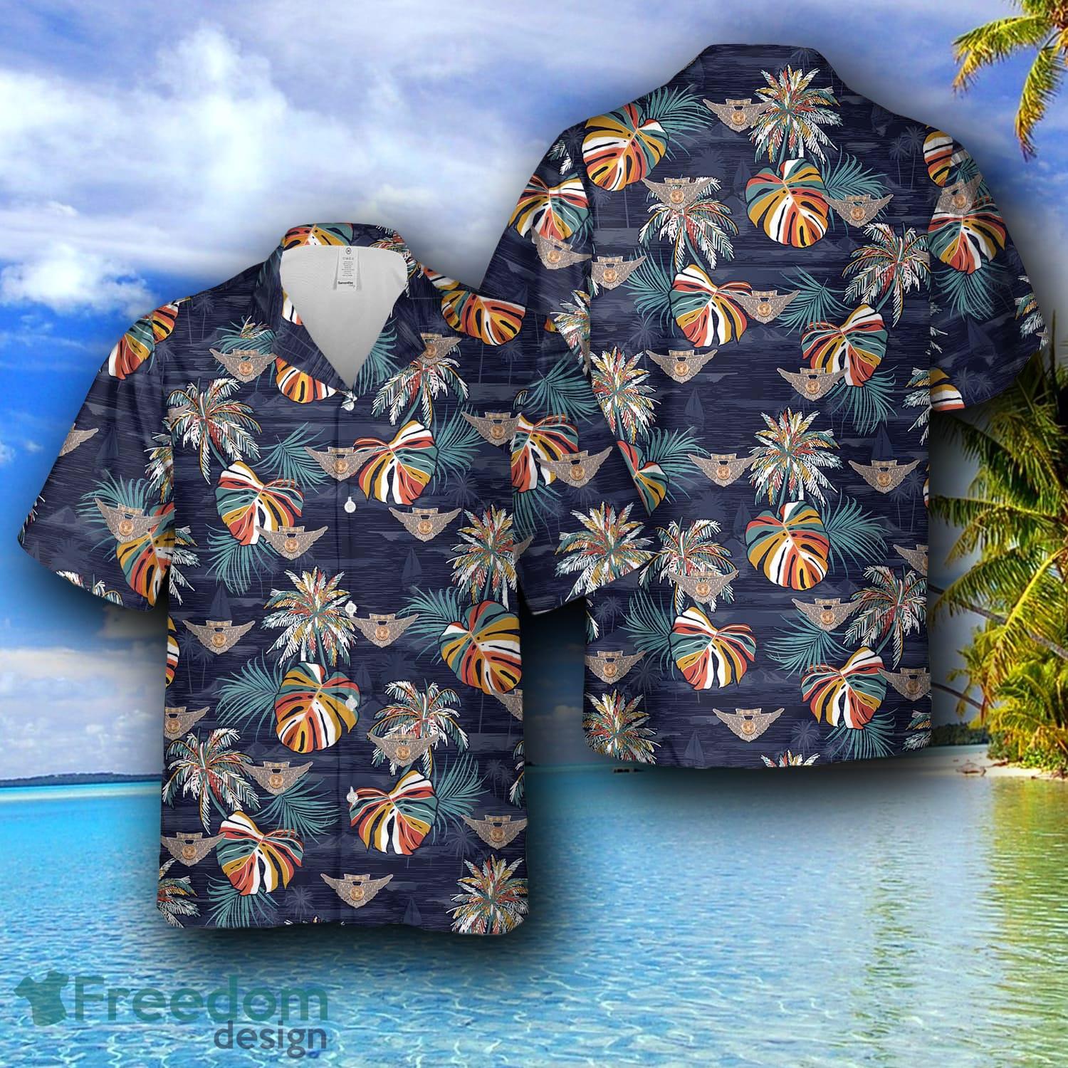 LIMITED] Army Black Knights Summer Hawaiian Shirt And Shorts, With Tropical  Patterns For Fans