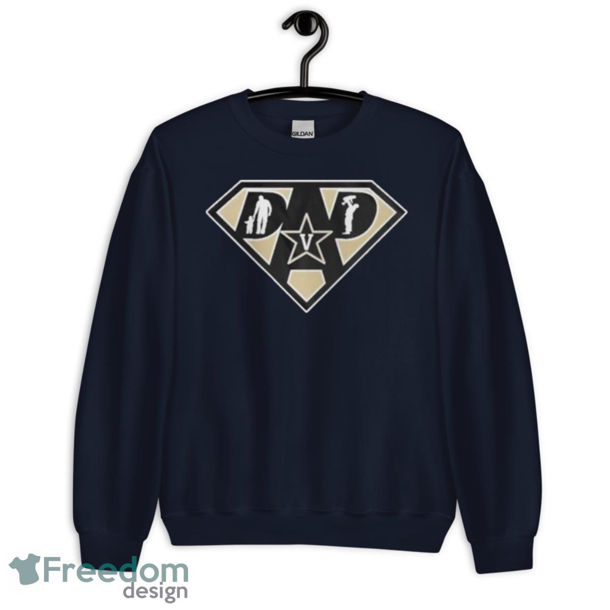 Vanderbilt Commodores Super Dad Shirt - Unisex Crewneck Sweatshirt-1