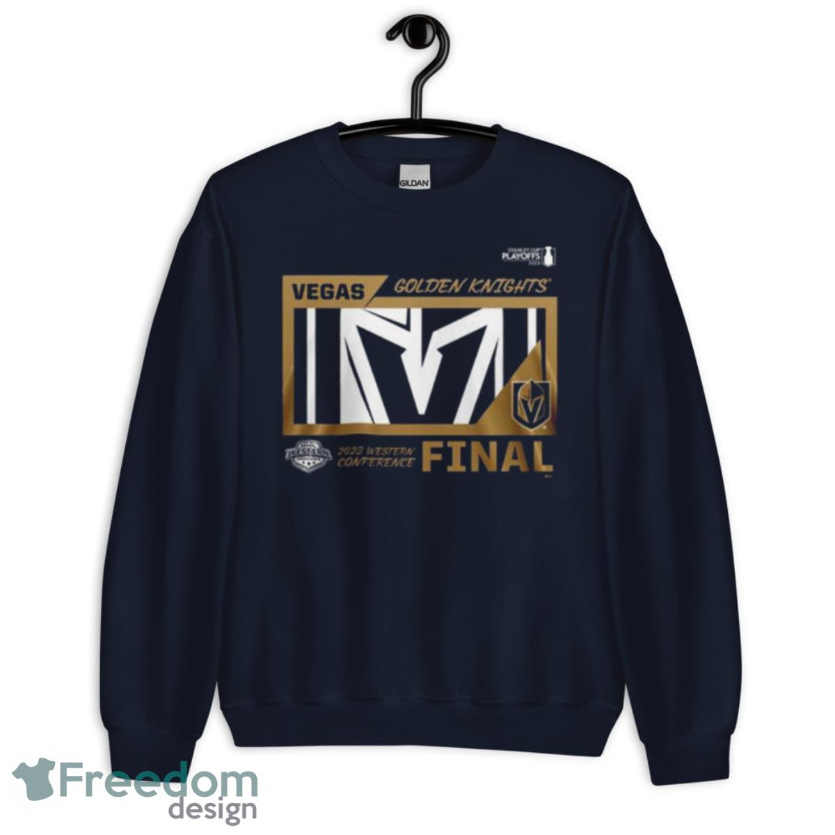 Vegas Golden Knights 2023 Champs Western Conference Finals Shirt - Unisex Crewneck Sweatshirt-1