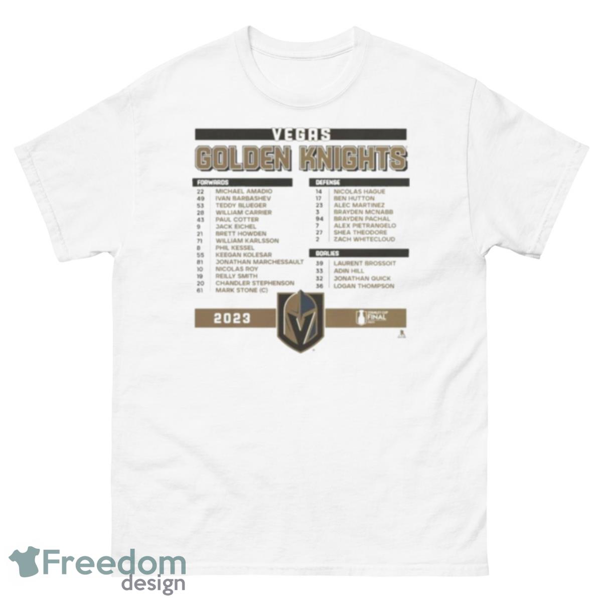 HOT TREND Vegas Golden Knights 2023 Unisex T-Shirt