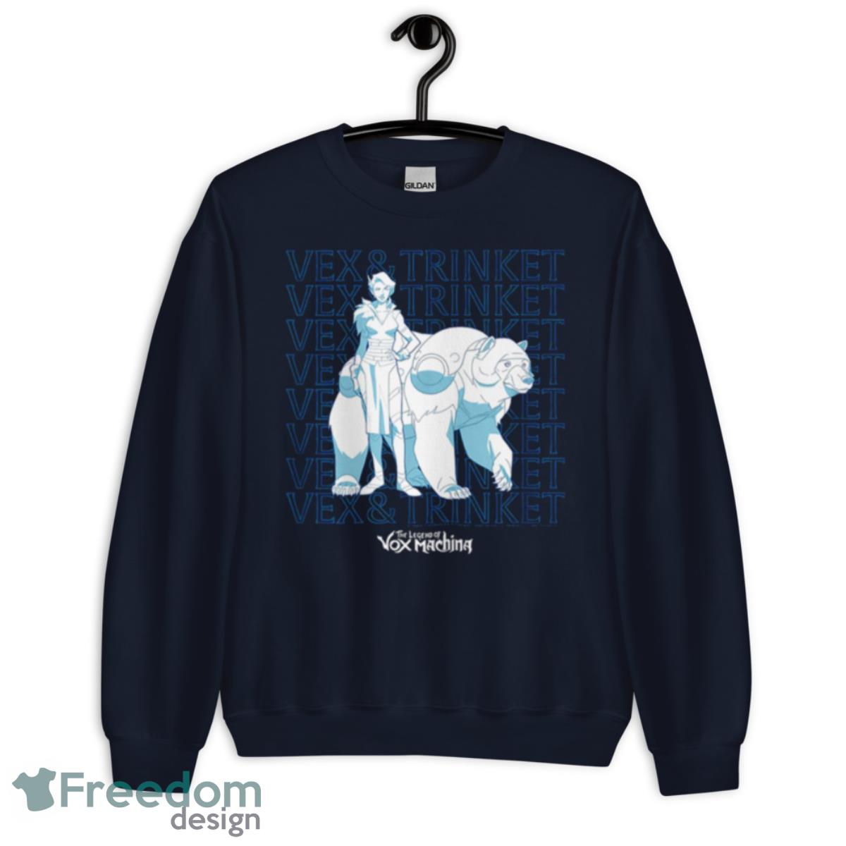 Vex And Trinket The Legend Of Vox Machina Shirt - Unisex Crewneck Sweatshirt-1