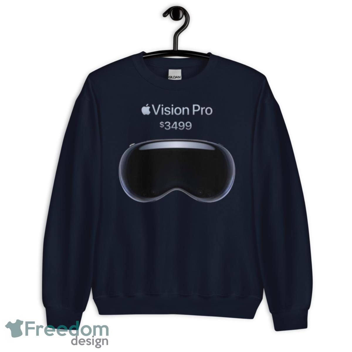 Vision Pro 2023 WWDC 3499usd Fan Gifts T Shirt - Unisex Crewneck Sweatshirt-1